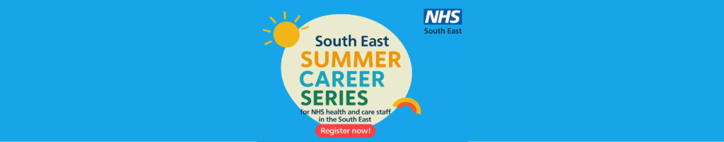 A sunny graphic to promote the South East Summer Career Series of workshops available to book